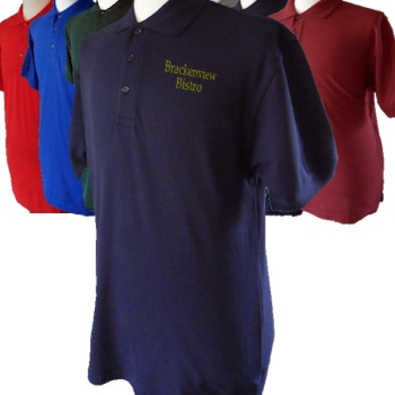 Personalised Polo Shirt Embroidered Shirt Navy
