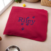 Pet Blanket Pawprints Personalised Dog Blanket