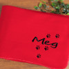 Personalised Pet Blanket Dog or Cat Blanket Embroidered