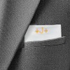 Monogrammed Pocket Squares Initials and Motif Cotton Hanky