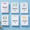 Monogrammed Pocket Squares Initials and Motif Cotton Hanky