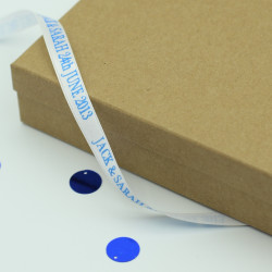 Wedding Ribbon Beautiful Personalised Satin Ribbon 15mm