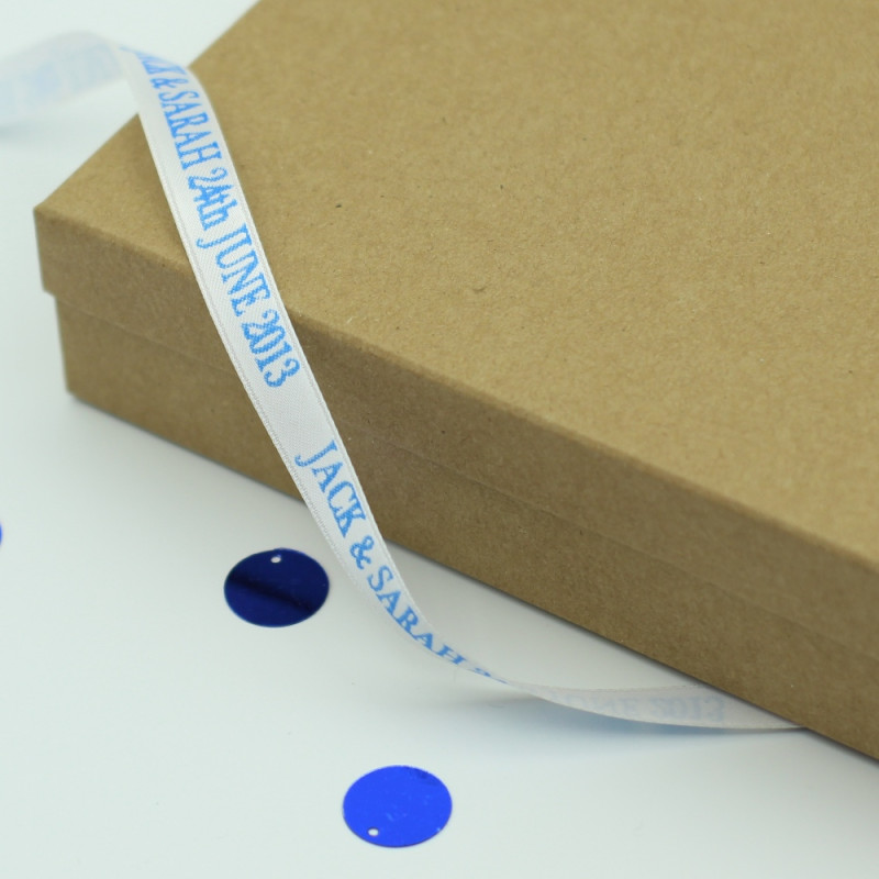 Wedding Ribbon Beautiful Personalised Satin Ribbon 15mm