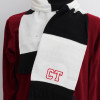 Personalised Team Scarf Black White Stripe Supporters