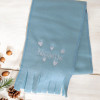 Childrens Personalised Hearts Scarf Kids Scarves Choice of Colour