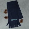 Childrens Navy Scarf Kids Personalised Scarf