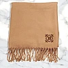 camel knitted winter scarf mens close