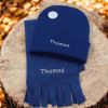 Childs Scarf and Hat Personalised Royal Blue Kids Set