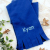 Childrens Royal Blue Scarf Kids Personalised Scarf