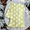 Childs Scarf Personalised Green Polka Small Toddler