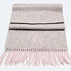 lambswool luxury scarf initial monogram
