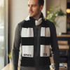 Black and White Striped Scarf Personalised Team Scarves