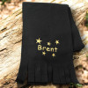 Childrens Stars Scarf Personalised Name Embroidered Gift