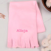 Childrens Pink Scarf Girls Personalised Scarf