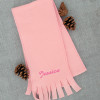 Childrens Pink Scarf Girls Personalised Scarf