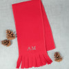 Childrens Red Scarf Kids Personalised Scarf