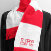 Personalised Team Scarf Red White Stripe Supporters