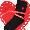 Embroidered Socks Love Heart Emoji Gift Socks