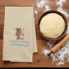 Couples Anniversary Tea Towel Mr and Mrs Teddy Bear Gift