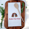Anniversary Tea Towel Personalised Tea Towel Kissing Bears