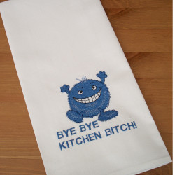 Monster Tea Towel Personalised Tea Towel Gift