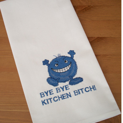 Monster Tea Towel Personalised Tea Towel Gift