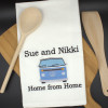 VW Campervan Tea Towel Personalised Embroidered T-Towel