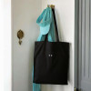 Black Cotton Tote Bag Personalised Embroidered Print Tote