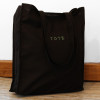 Black Cotton Tote Bag Personalised Embroidered Print Tote