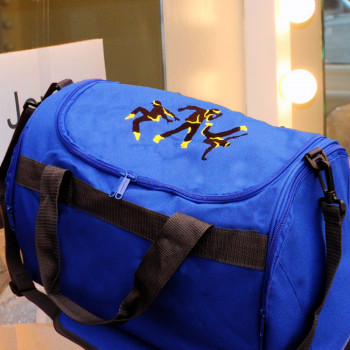 Personalised Blue Holdall Canvas Street Dance Bag