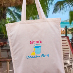 Beach Bag Personalised Bucket Spade Tote Bag