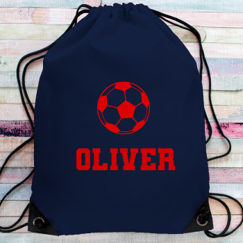 Personalised Football Bag School Sports PE Gym Sack