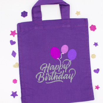Personalised Gift Bag Cotton Birthday Tote