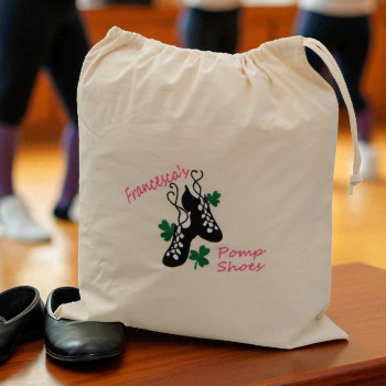 Personalised Shoes Bag Irish Pomp Dance Bag Embroidered