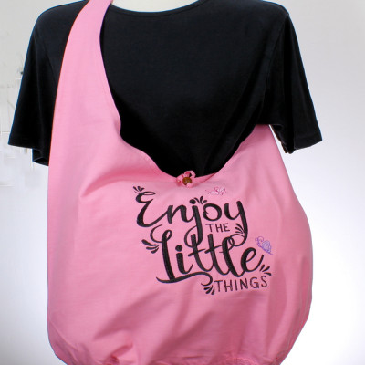 Crossbody Boho Sling Bag Enjoy The Little Things Embroidered Bag