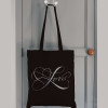 Reusable Tote Bag Love Design Printed Cotton Tote Any Colour
