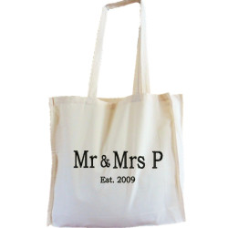 Personalised Reusable Bags Natural Cotton Tote Bag