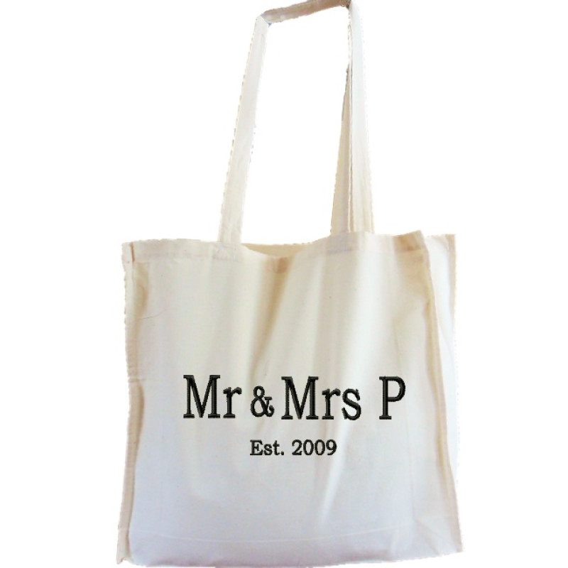 Personalised Reusable Bags Natural Cotton Tote Bag