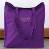 Purple Shoulder Tote Bag Personalised Print Cotton Tote