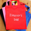 Personalised Kids Handy Bag Red Mini Tote Bag