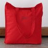 Red Cotton Tote Bag Personalised Minimal Script Tote