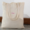 Personalised Tote Bag Cotton Bag Embroidered Name