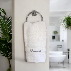 Personalised Hand Towel White Hand Towel