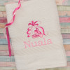 Personalised Bath Towel Ballet Embroidered Towel