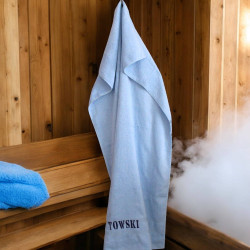 Personalised Spa Towel Bath Towel with Hanging Hook Hole