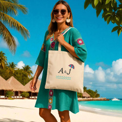 His and Hers Beach Bag Anniversary Honeymoon Gift