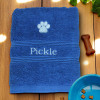 Pet Hand Towel Personalised Dog Paw Print Towel