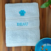 Pet Hand Towel Personalised Dog Paw Print Towel