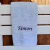 Personalised Hand Towel Blue Hand Towel