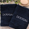Navy Hand Towels Set Personalised Gift Set for Couples